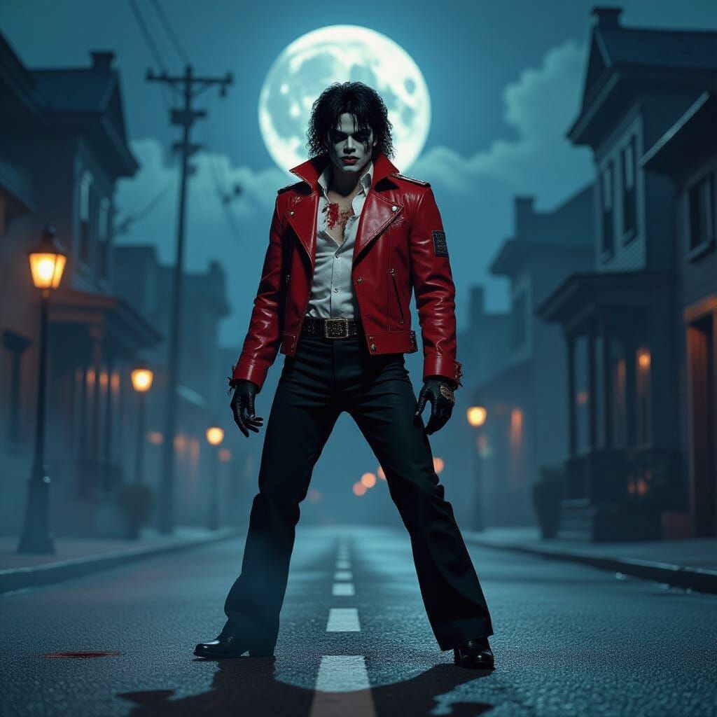 Michael Jackson Zombie in Thriller Style