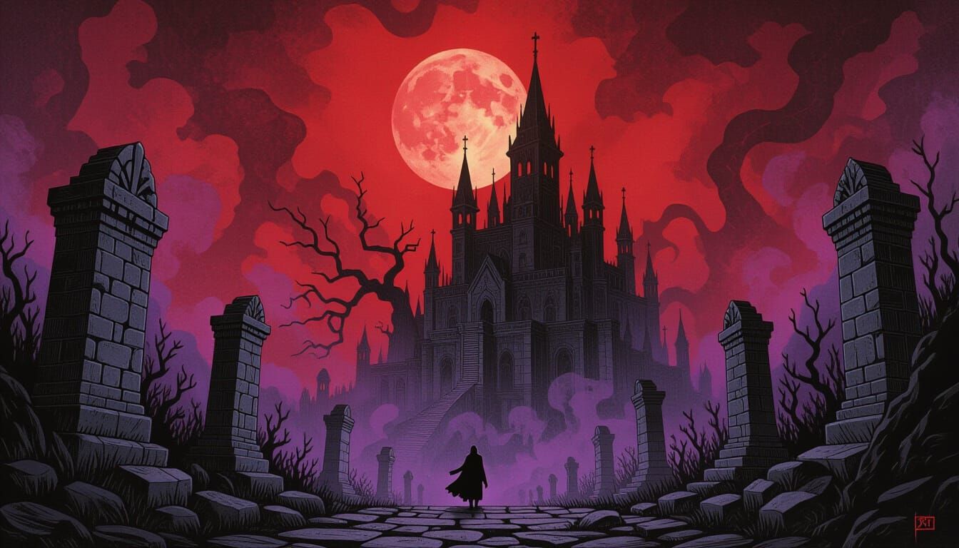 Eldritch Horror in Pen and Ink Style