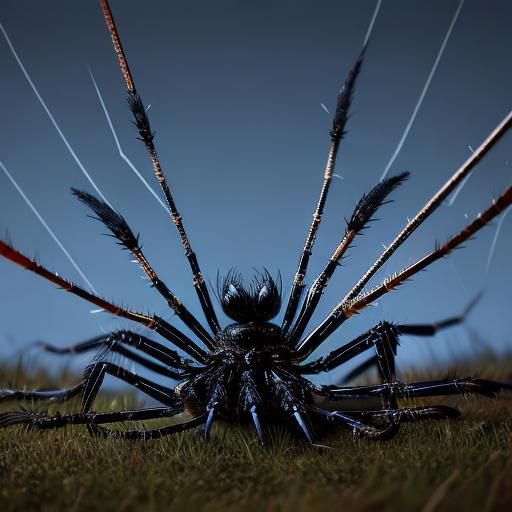 AI Generated Image of Spiders