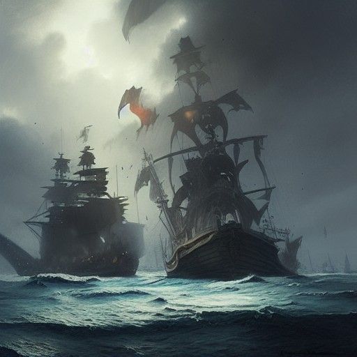 Pirate Ship Battle: Sinister Maritime Conflict
