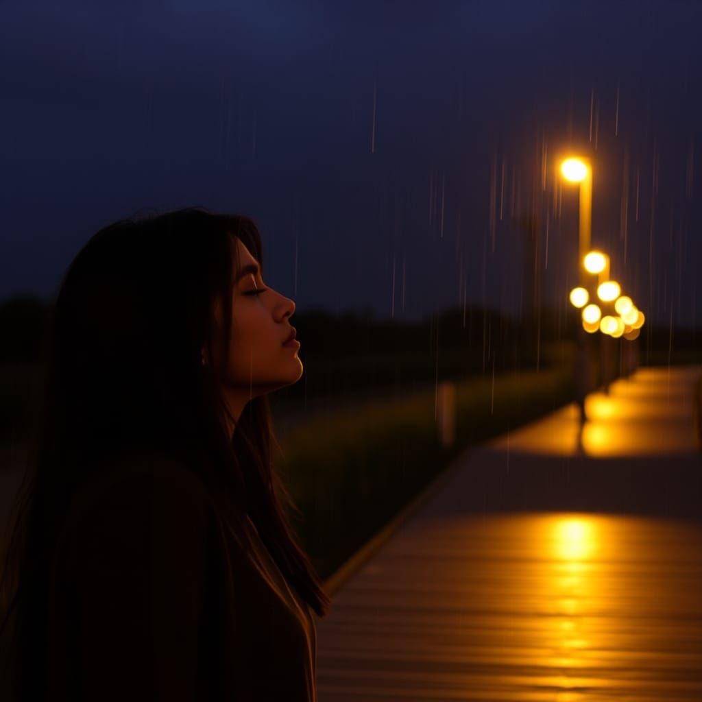 Rainy Night Drive: A Memory of Lost Love