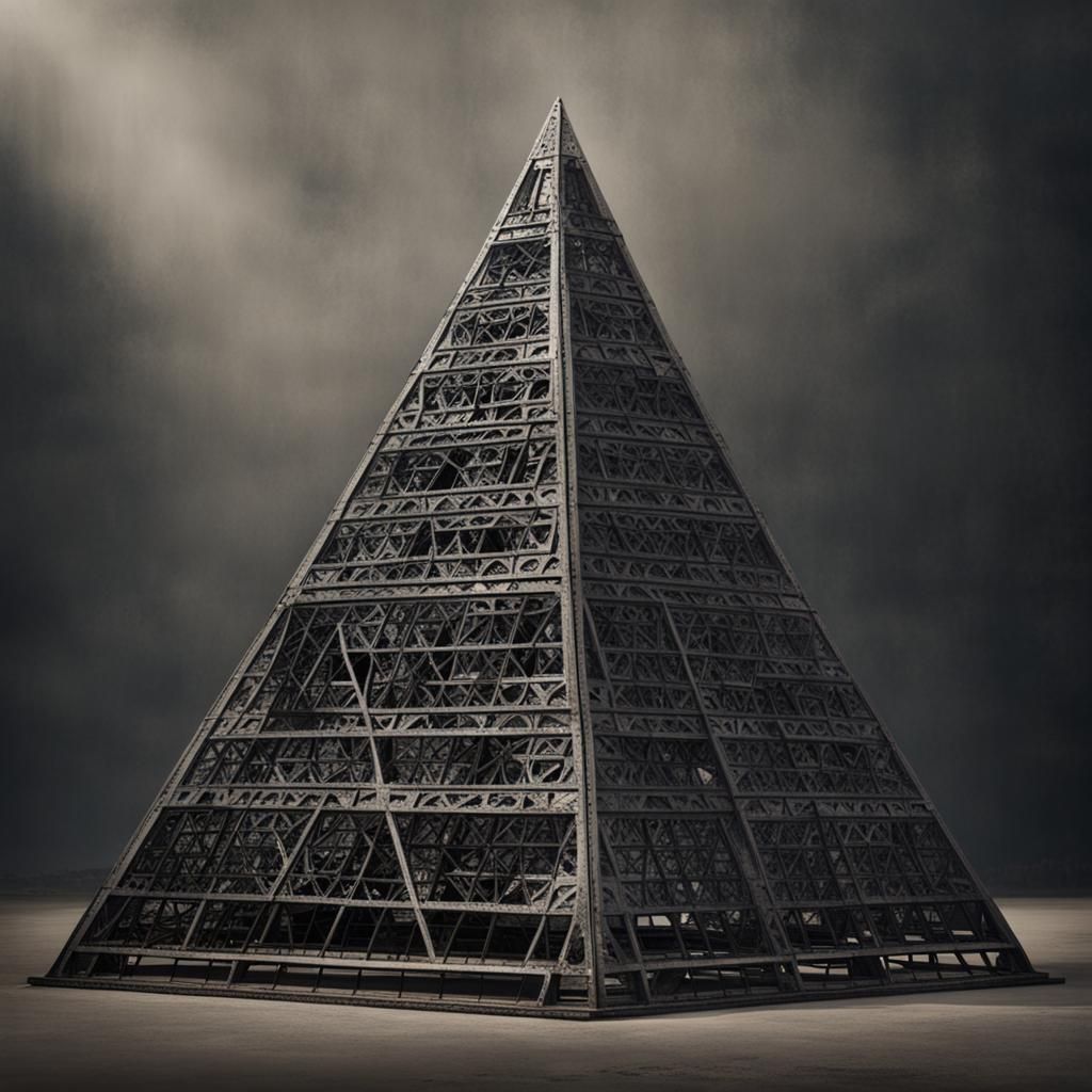 Iron Pyramid Geometric Rendering