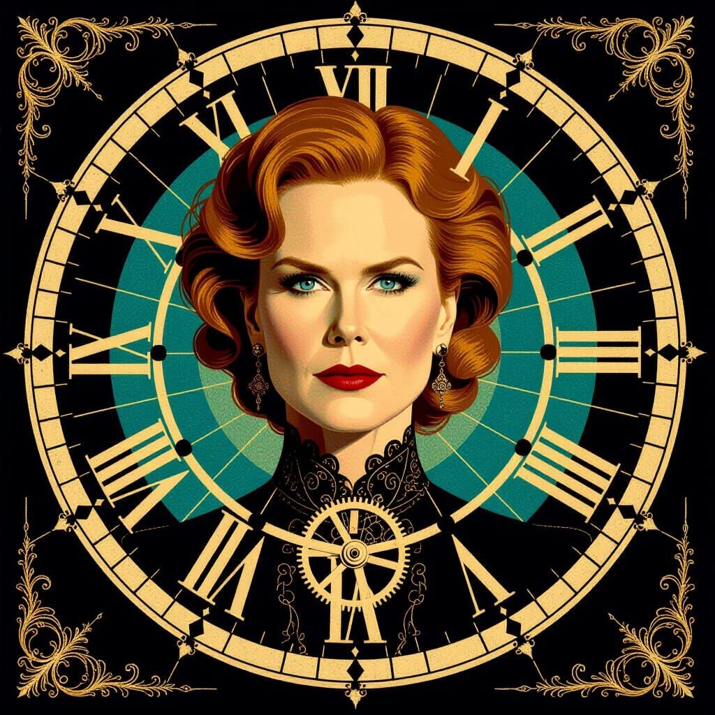 Nicole Kidman as Temporal Backbone in Clockwork Style