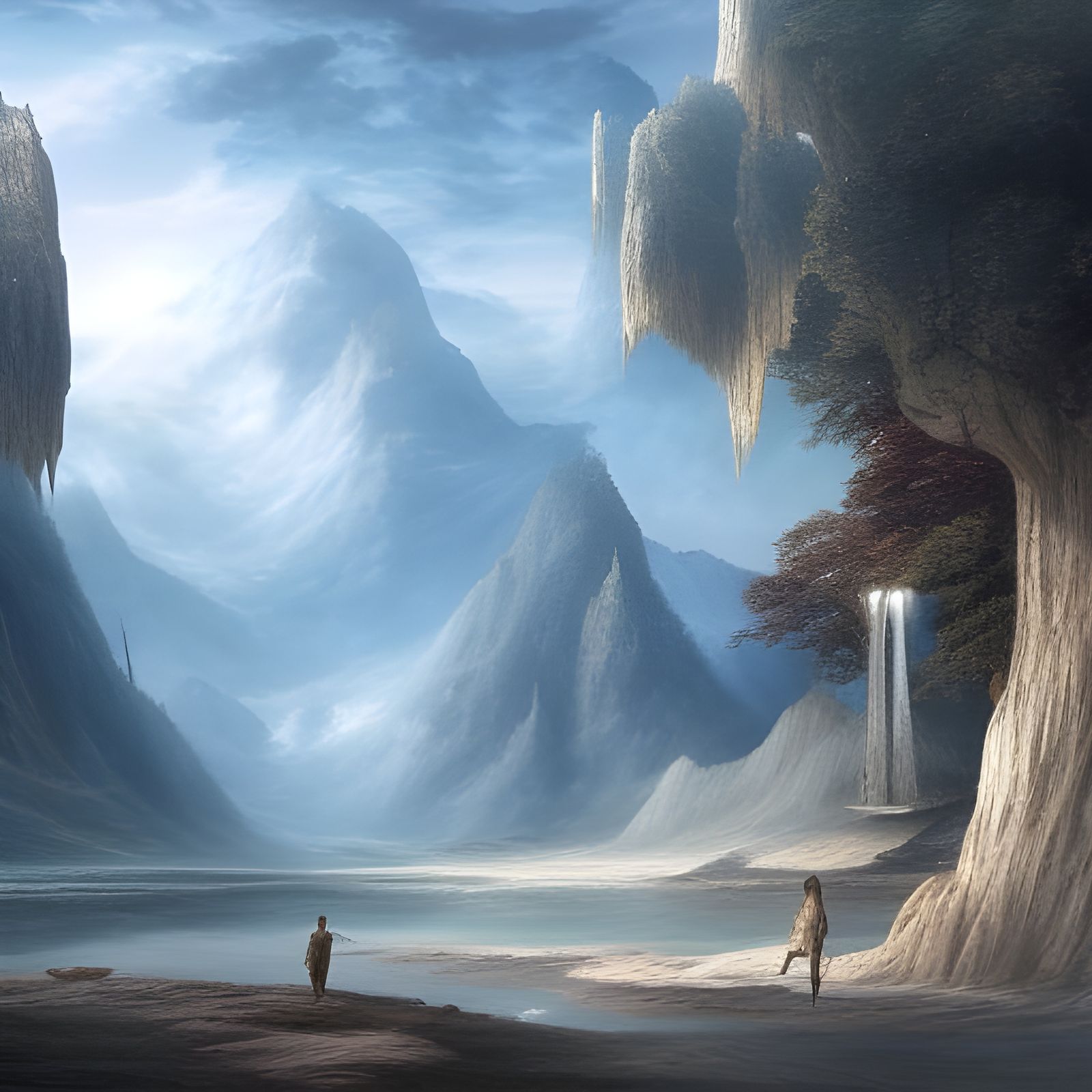 Loyalty and Compassion Matte Painting