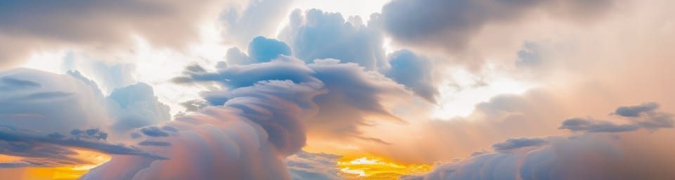 Mountain Ley Lines Under a Dramatic Sky