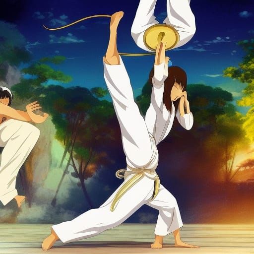 Capoeira Master in Elegant Brazilian Studio