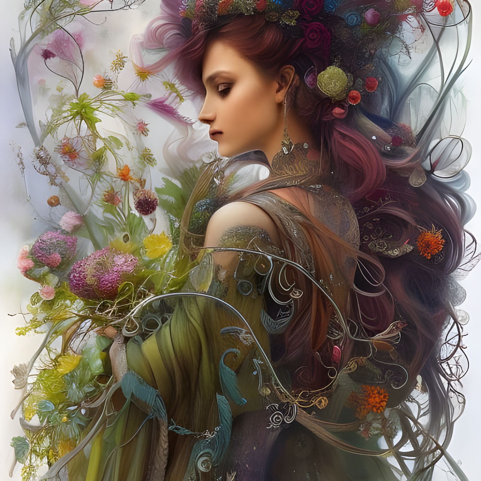 Intricate Celtic Tree of Life Coloring Page