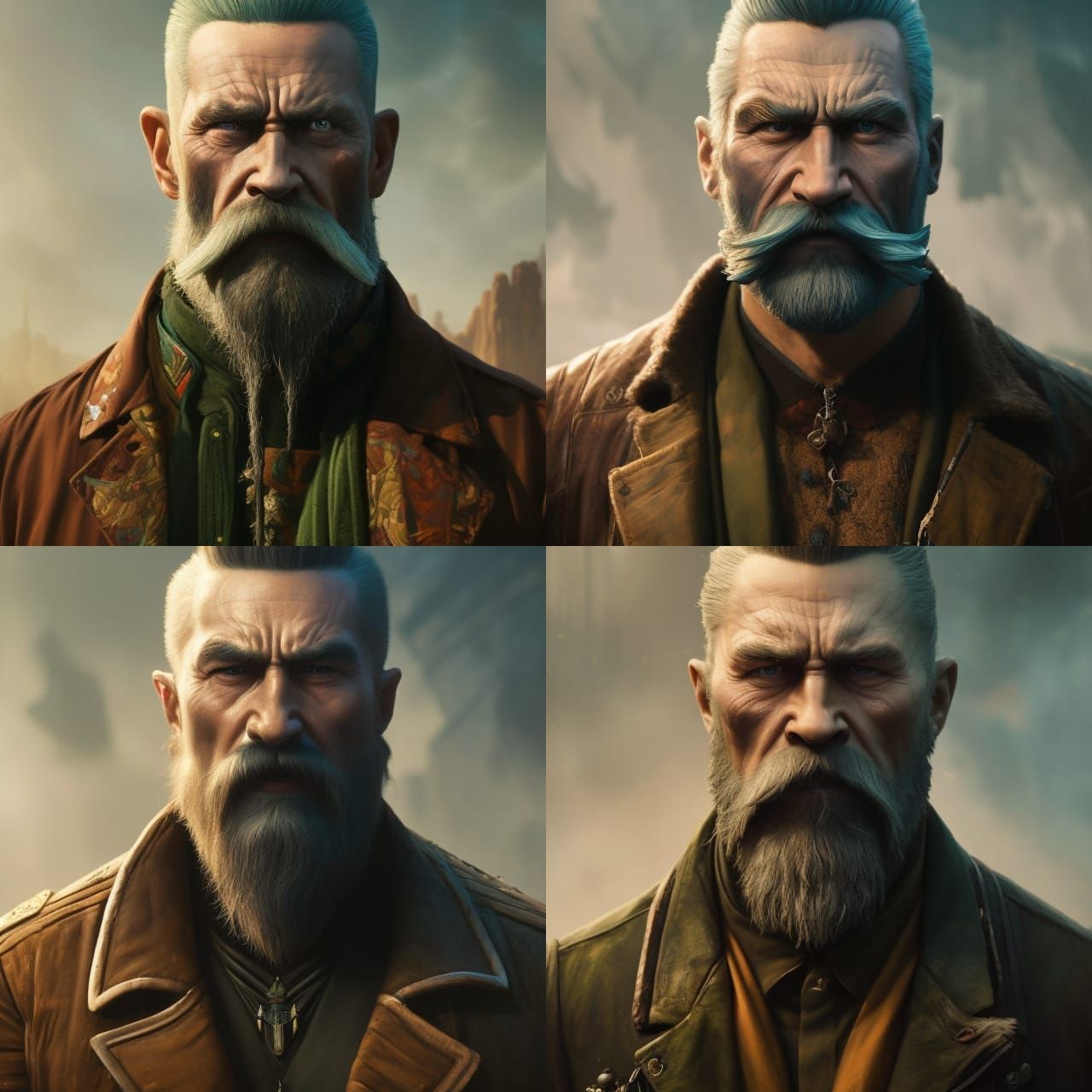 Drax and Groot: A Voodoo Barber Portrait