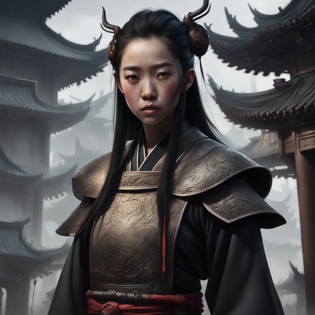 Epic Fantasy Scene in Digital Matte Painting Style