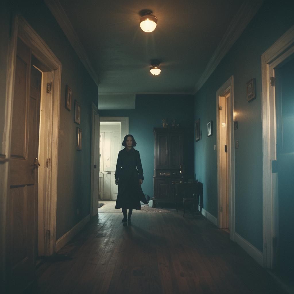 Eerie Home Invasion: Woman Followed by Monster