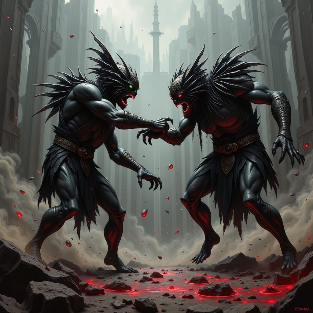 Savage Dark Arena Combat in a Grim Fae Realm