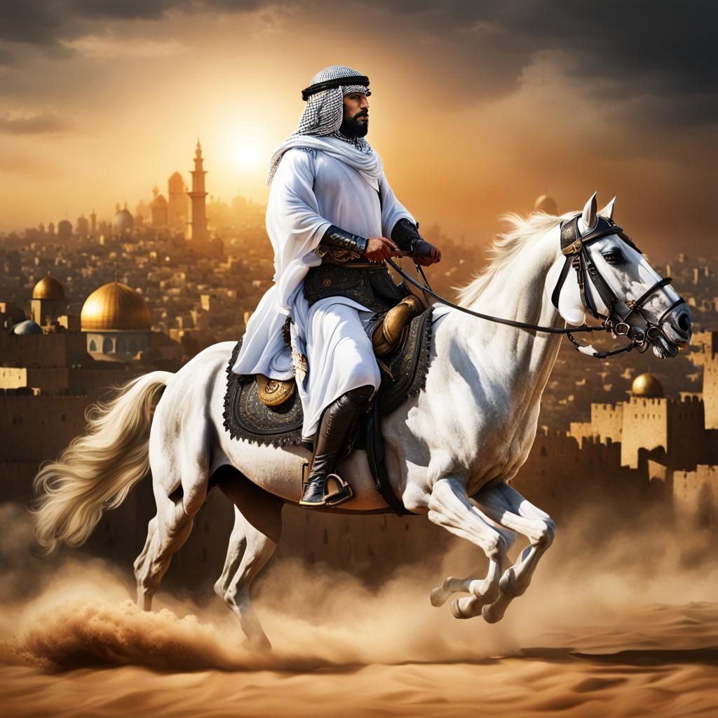 "A powerful Arab Muslim warrior