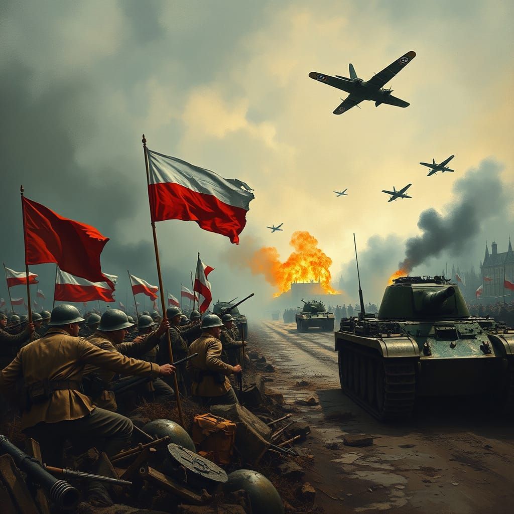 Polish Soldiers Defend Against German Invasion