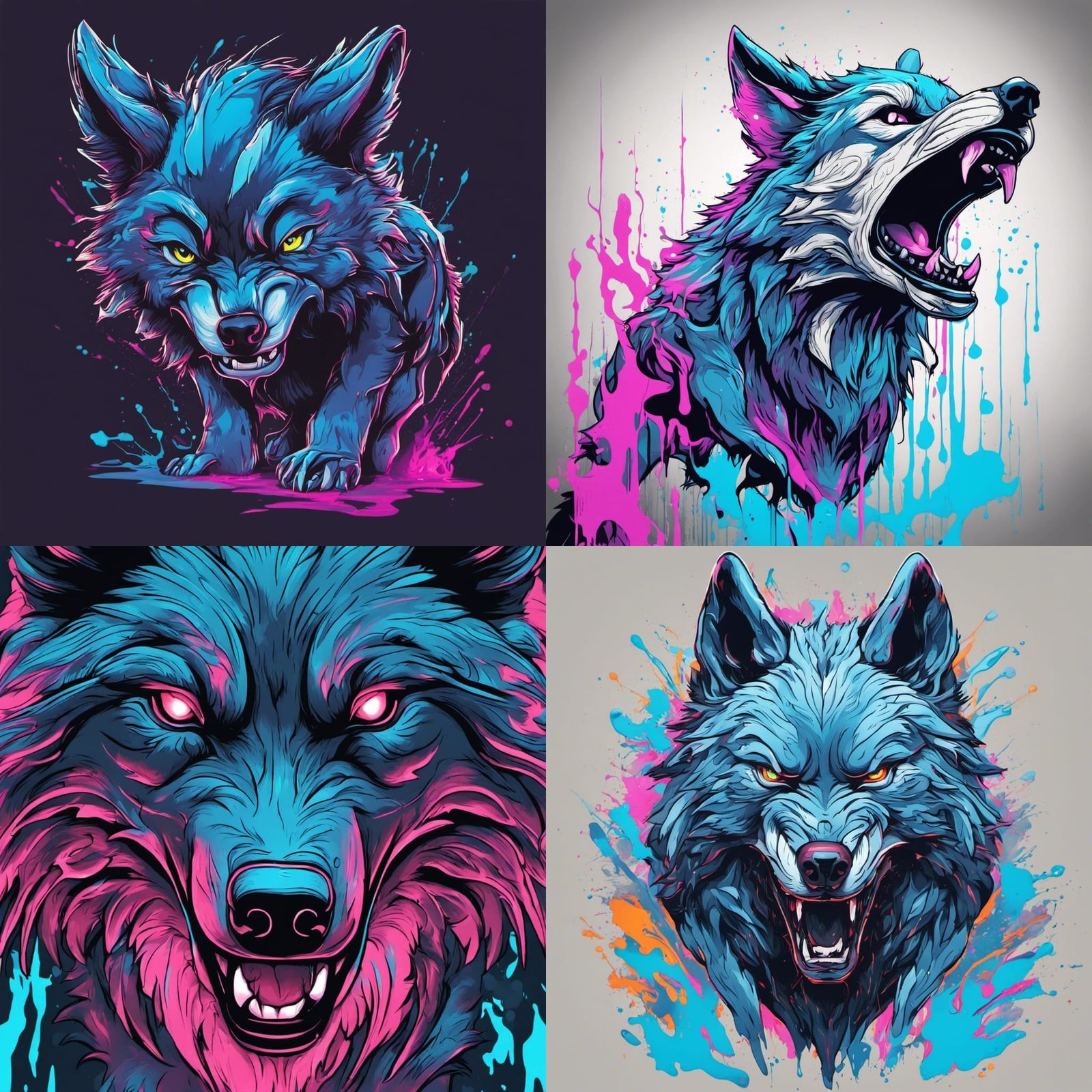 Wolf avatars