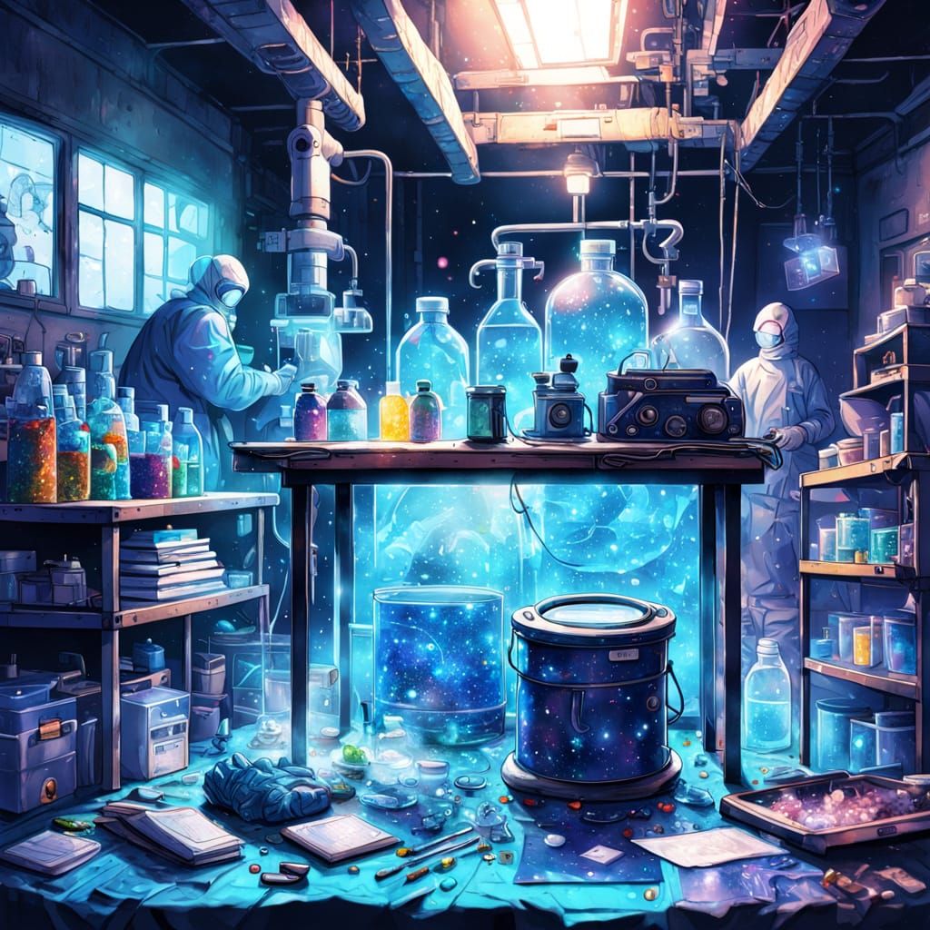 Cosmic Stardust Formation in a Retro-Futuristic Laboratory