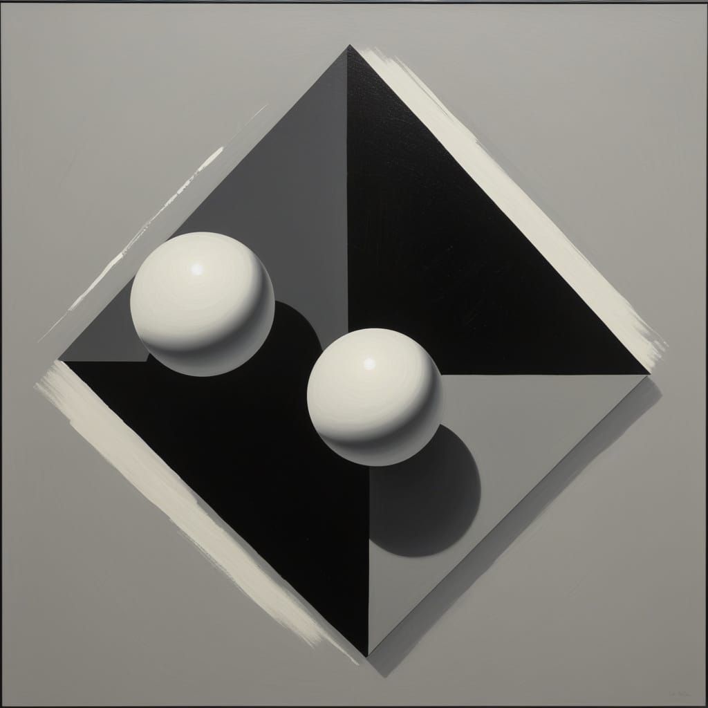 The painting's central figure is composed of broad, blended ...