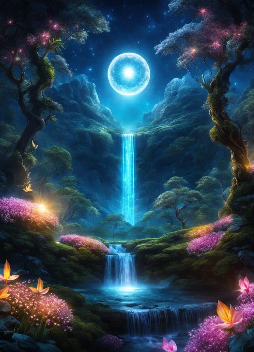 Glowing Falls