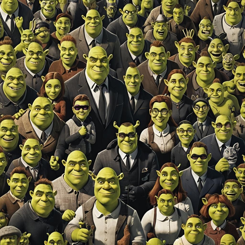 Shrek and Fiona as Spy x Family Anime