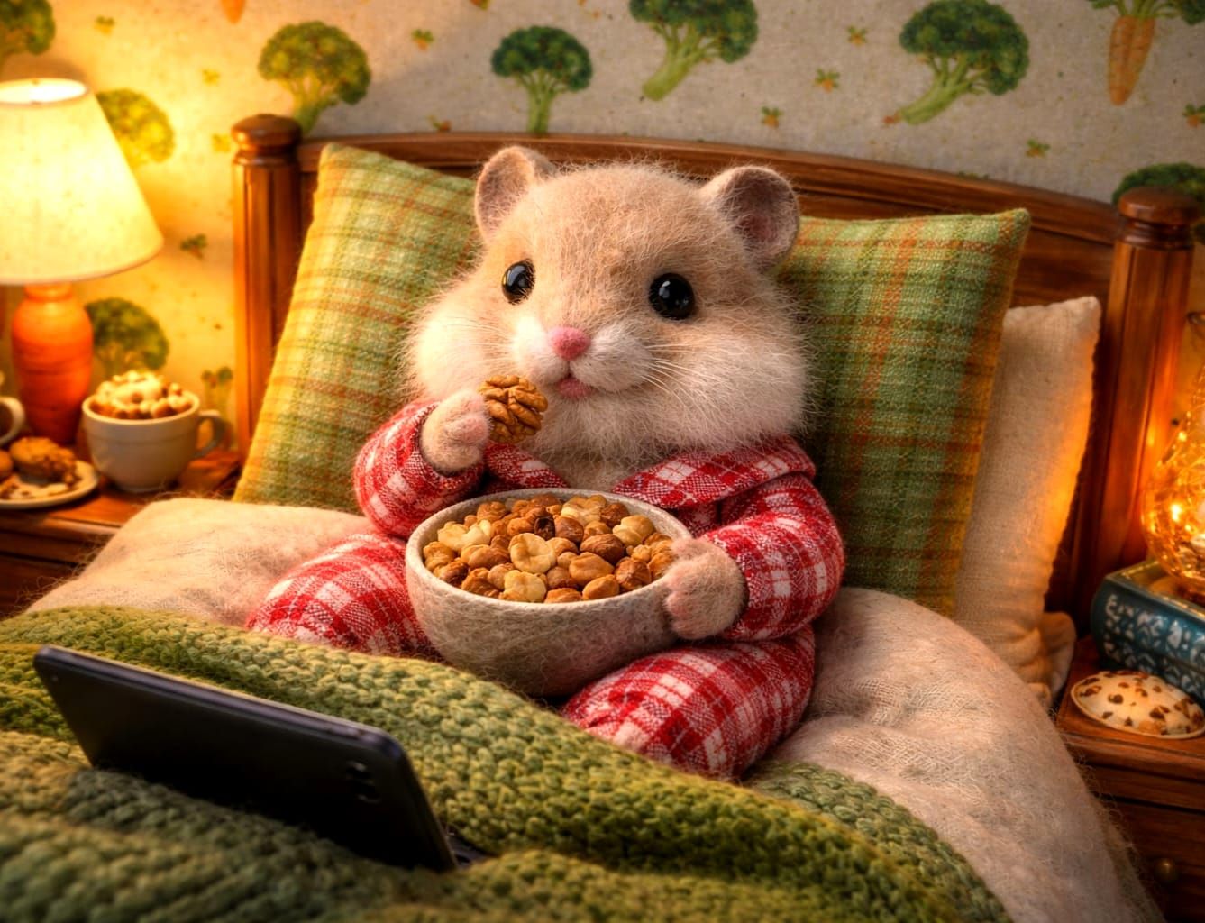 Watching scary movies alone