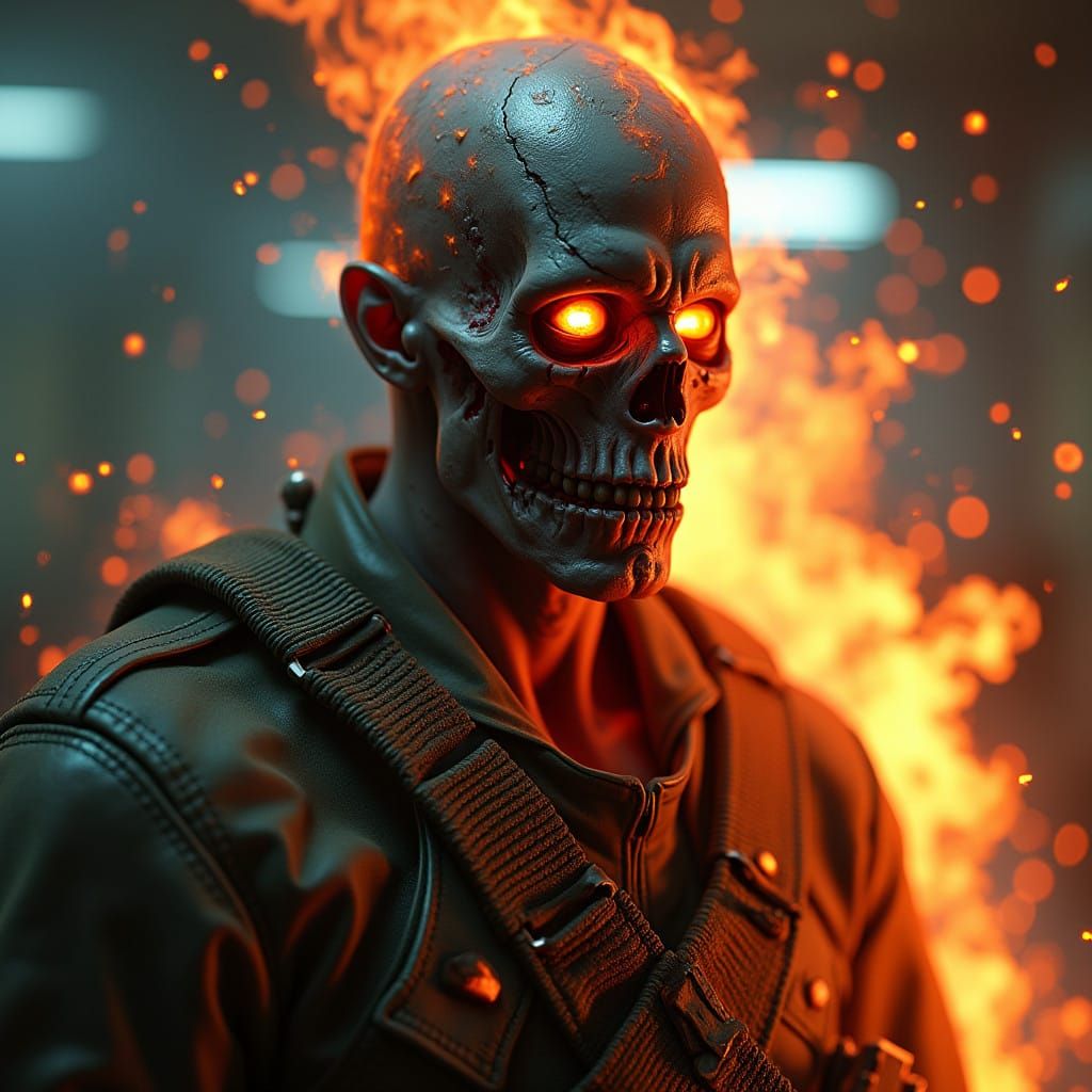 Flaming Soldier of the Underworld