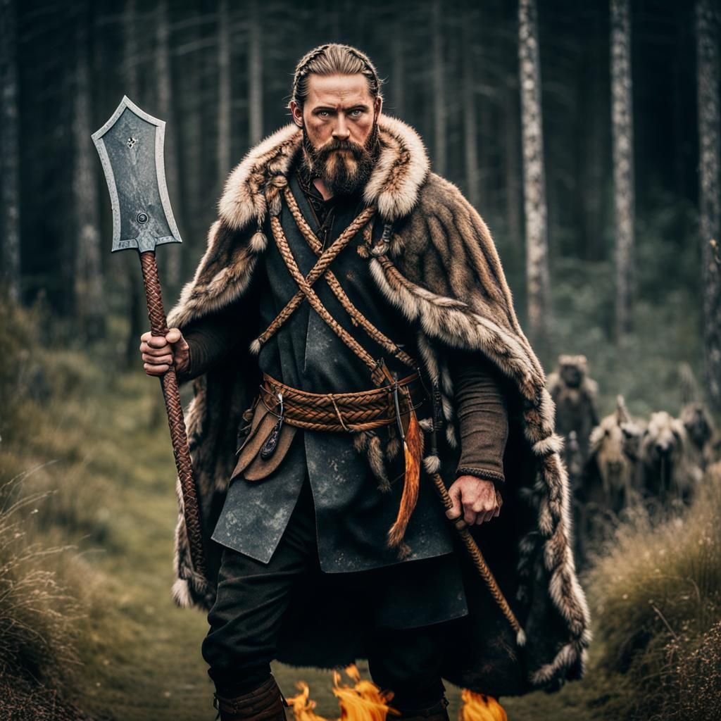 Nordic Warriors Prepare for Battle