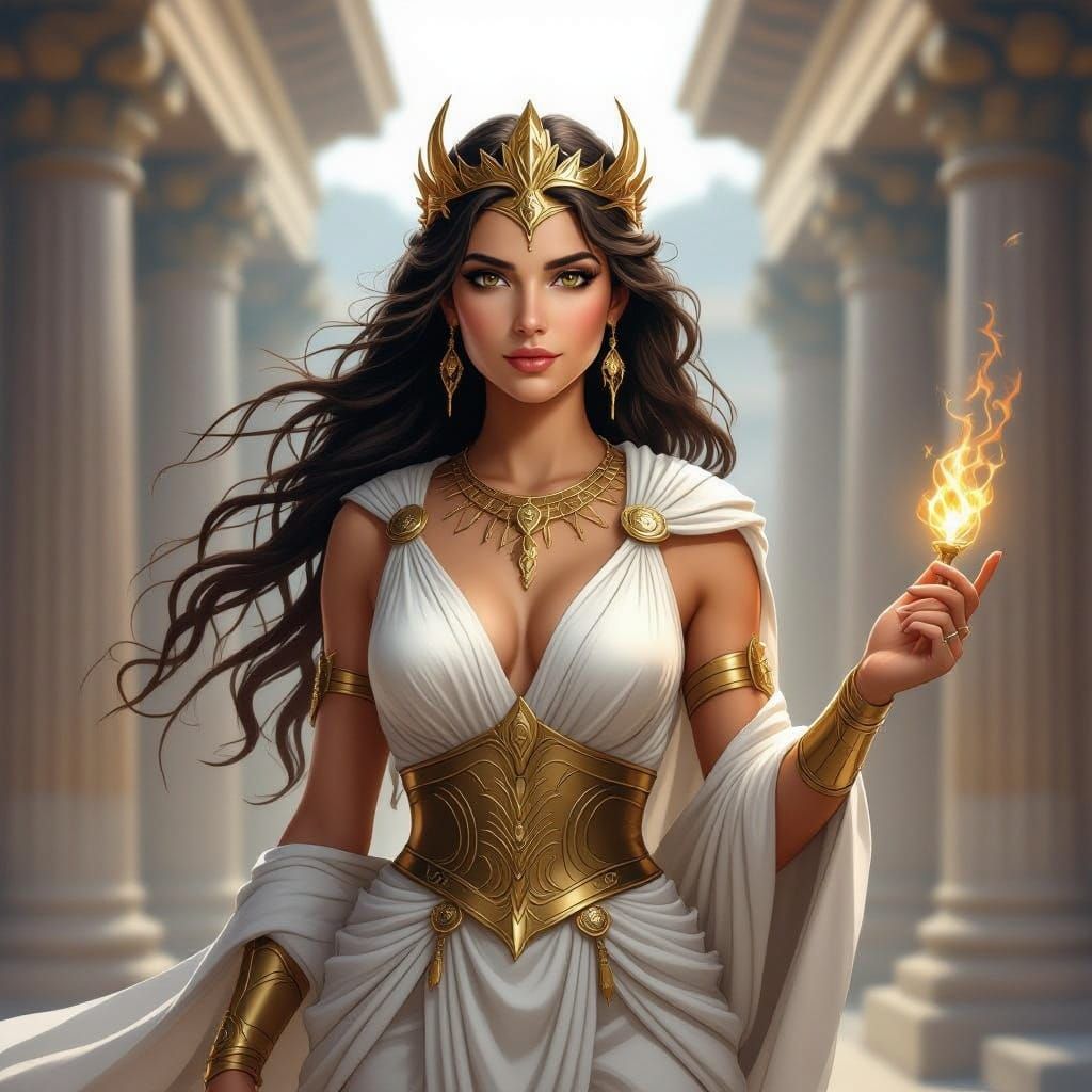 Goddess Hera in Classical Style