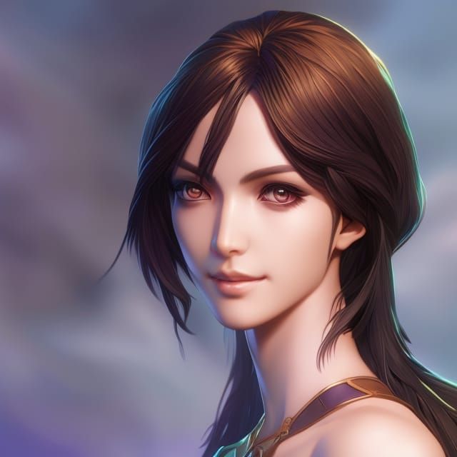 Rukia Portrait: Hyperdetailed Artstation Concept Art