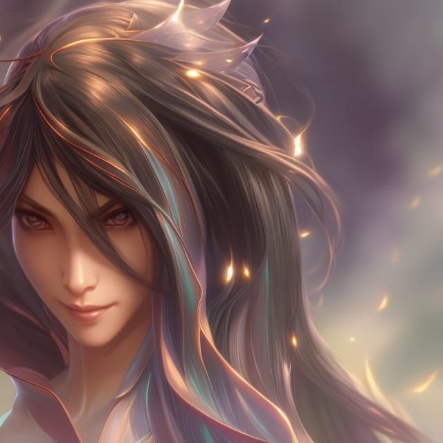 Rukia Portrait in Artgerm, WLOP Style