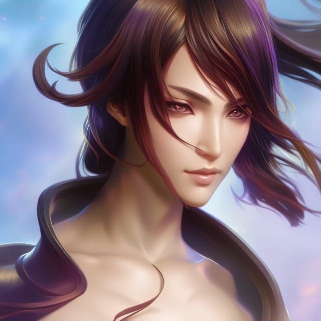 Rukia Portrait: Dynamic Lighting Concept Art