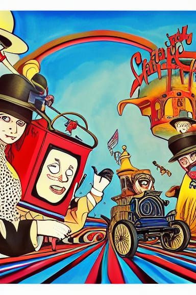 Chitty Chitty Bang Bang: YouTube Artist Poster Art