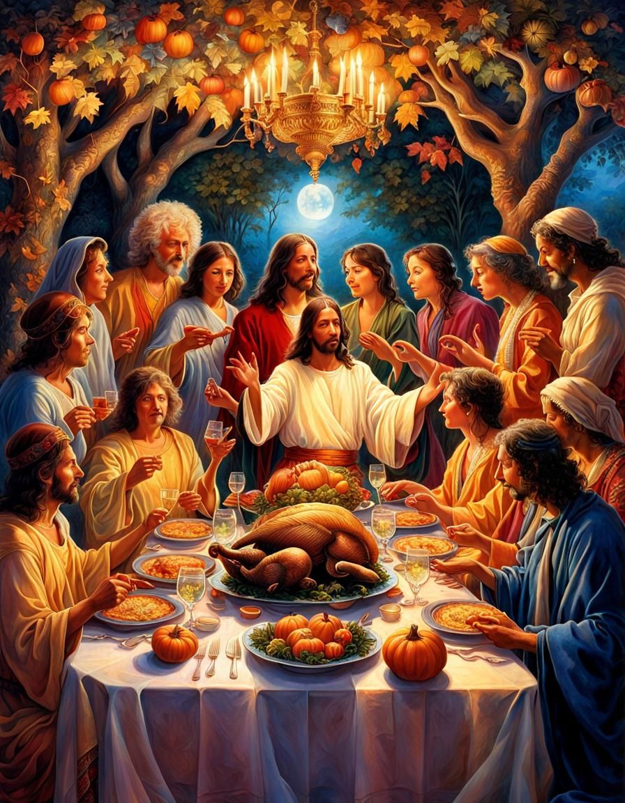 Thanksgiving Feast with Jesus and Arlo Guthrie