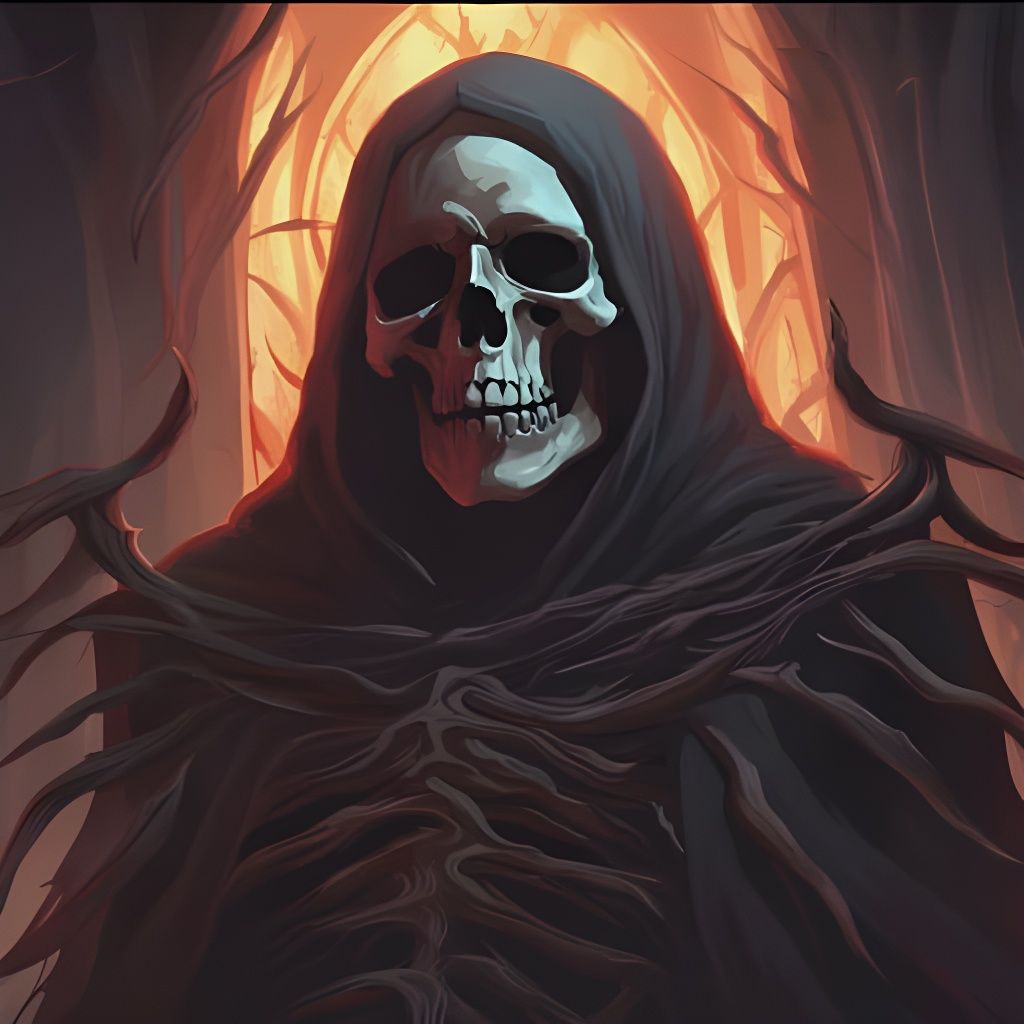 Abstract Death Concept Art