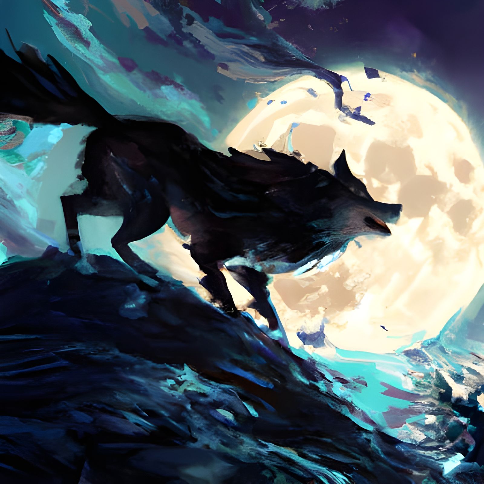 The beautiful wolf Hati ๐บ๐