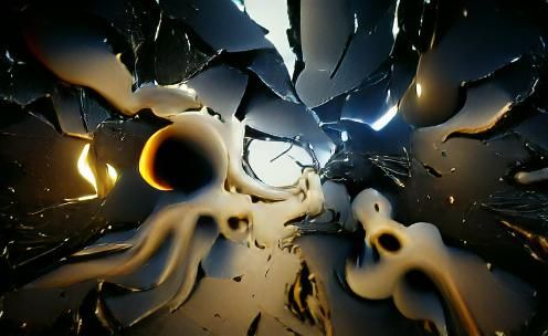 Abstract Cosmic Horror in Unreal Engine