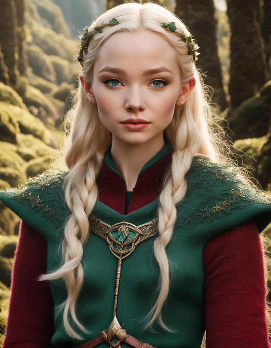 Elf Princess of Middle Earth: Cinematic Digital Art