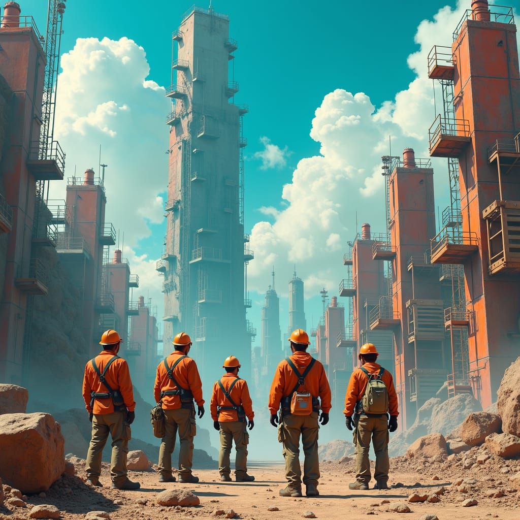 Content Construction in a Dreamlike Metropolis