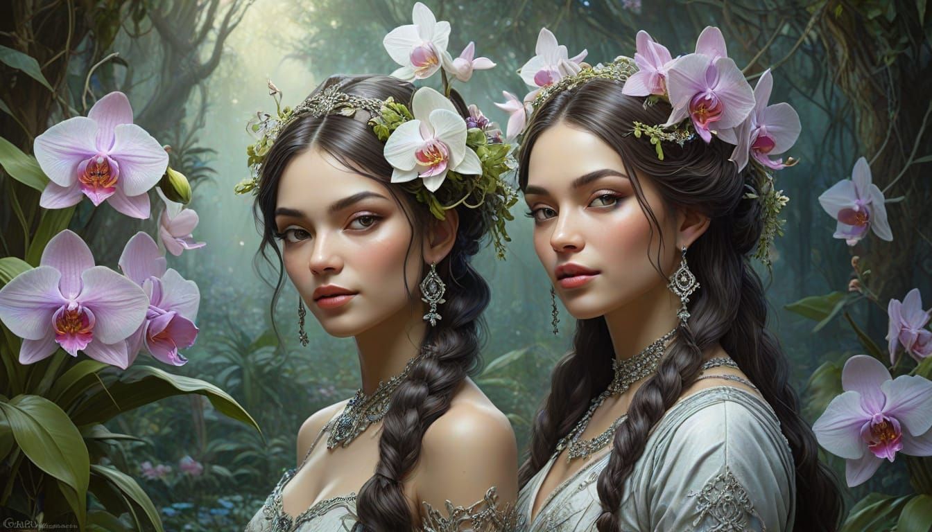 Sisters of Enchanted Nature in Hidden Grove