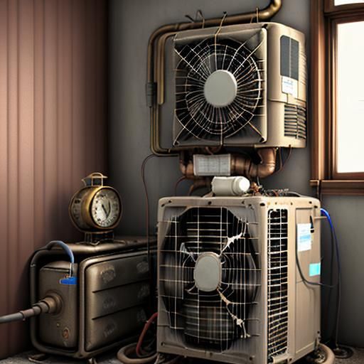 steampunk air conditioner Hell. the heating bill is insane