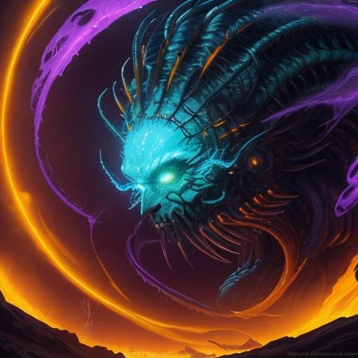 Radiant Cosmic Horror Zombie Unleashes Shockwave