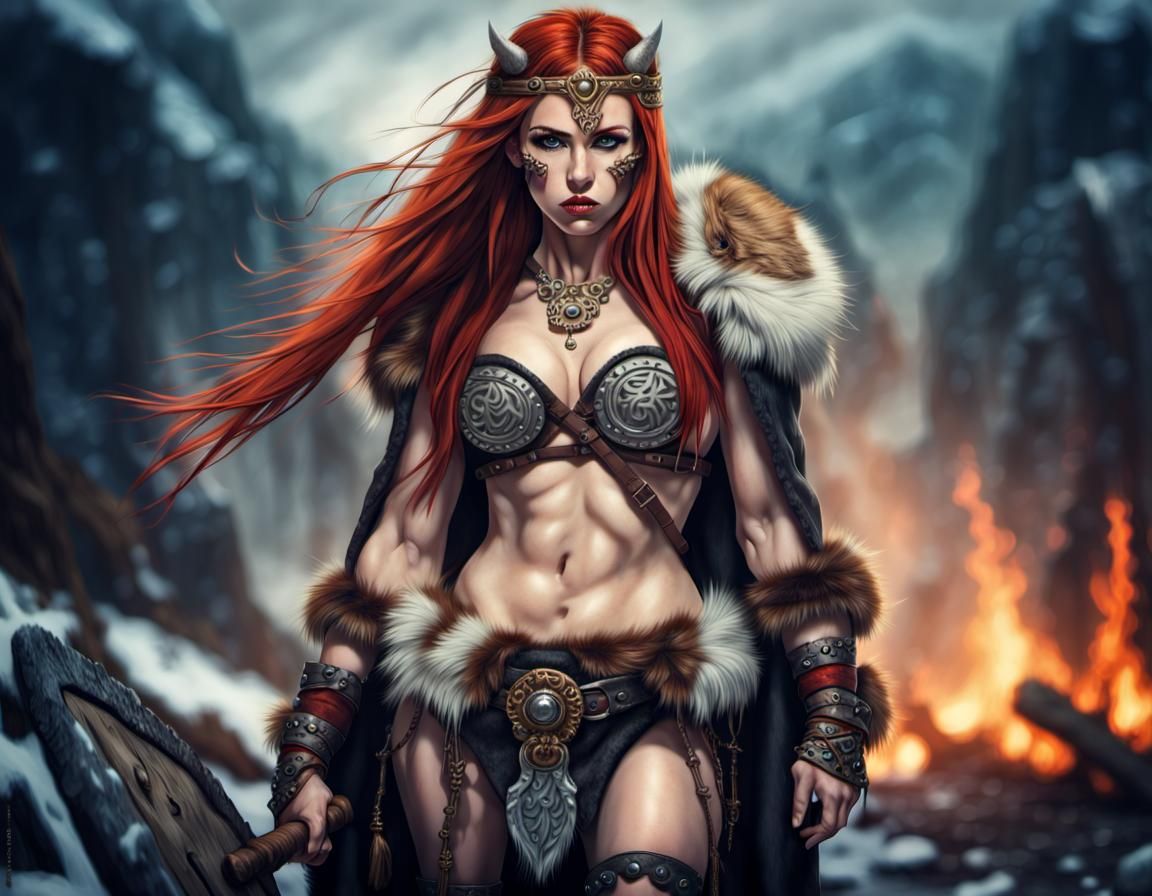 female barbarian