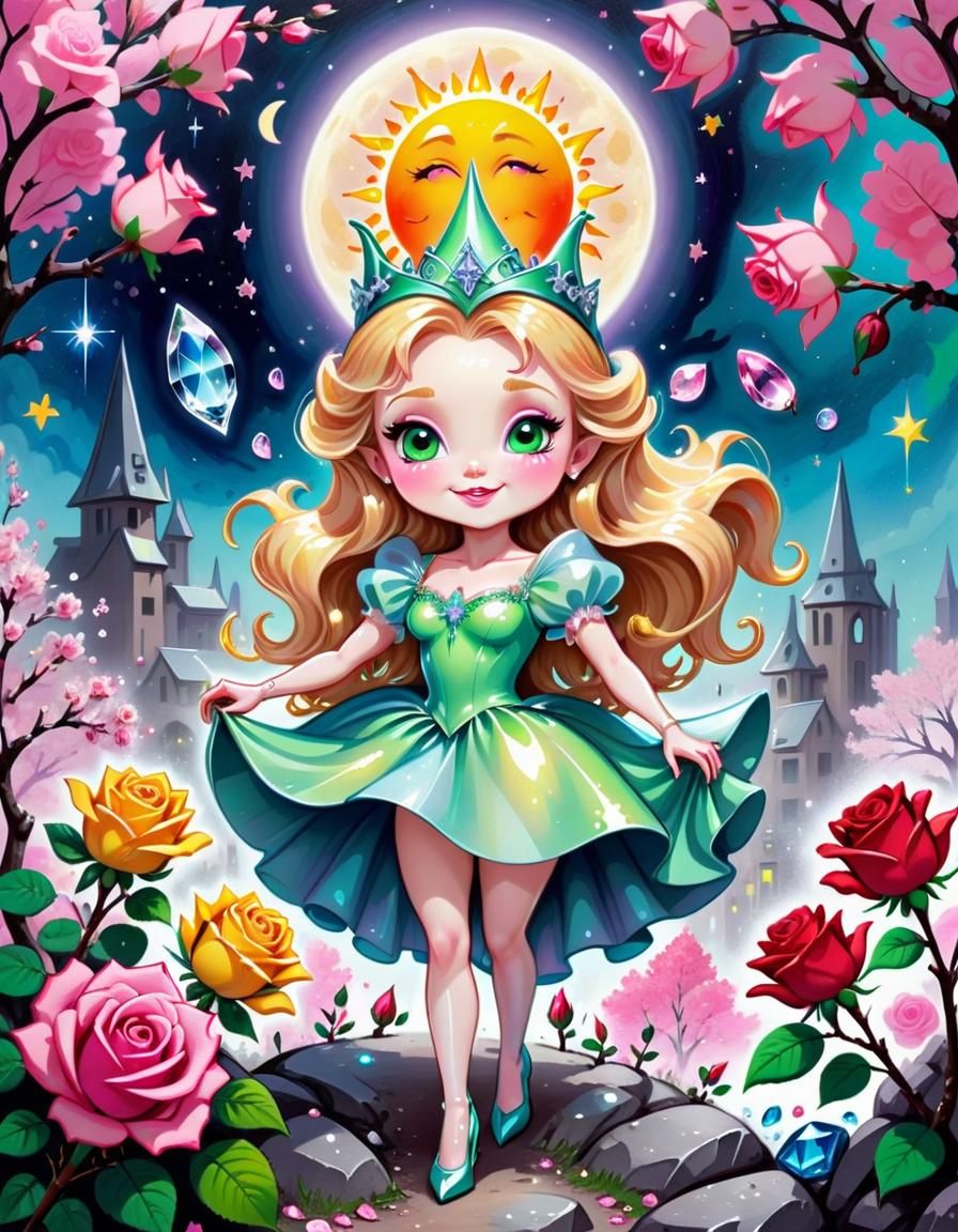 Chibi Glinda the Good Witch