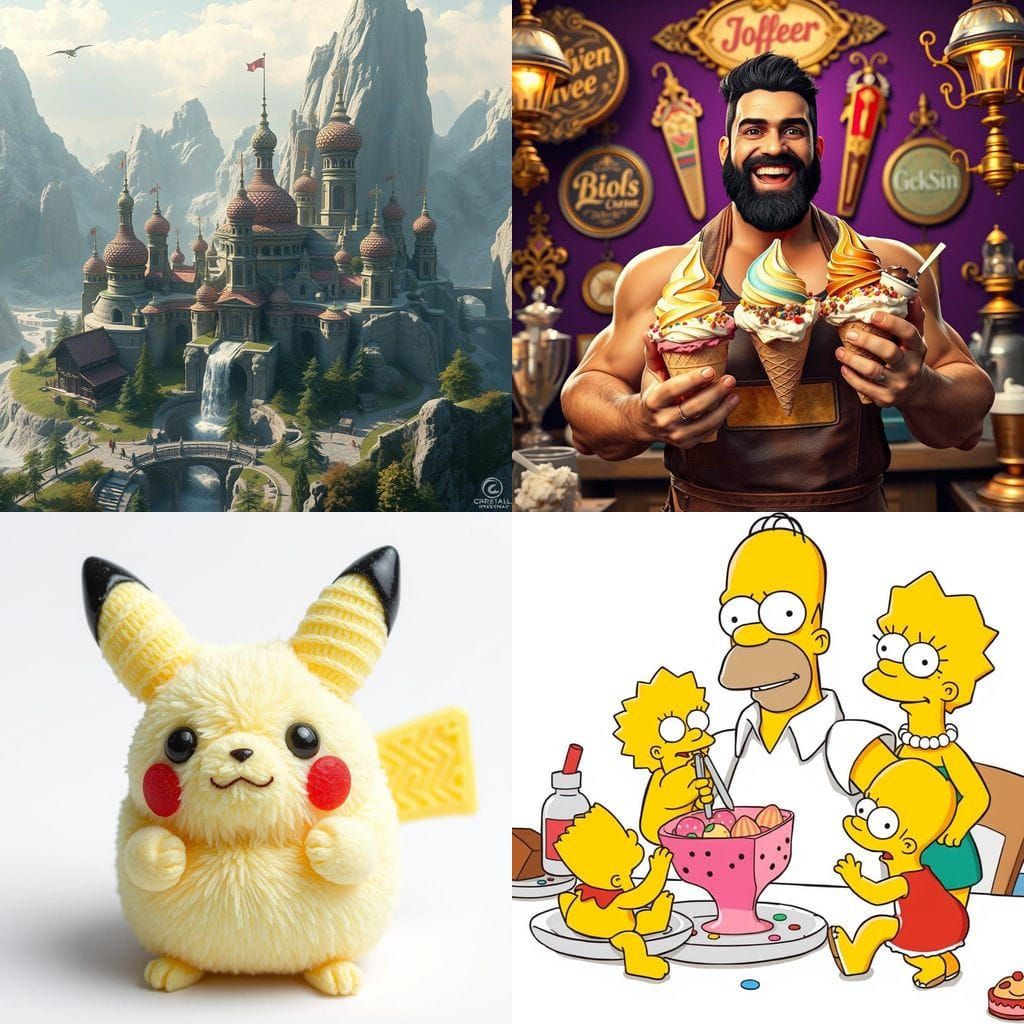 Surreal Fantasy Merchant in Deep Color