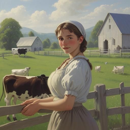 A Milkmaid's farm life