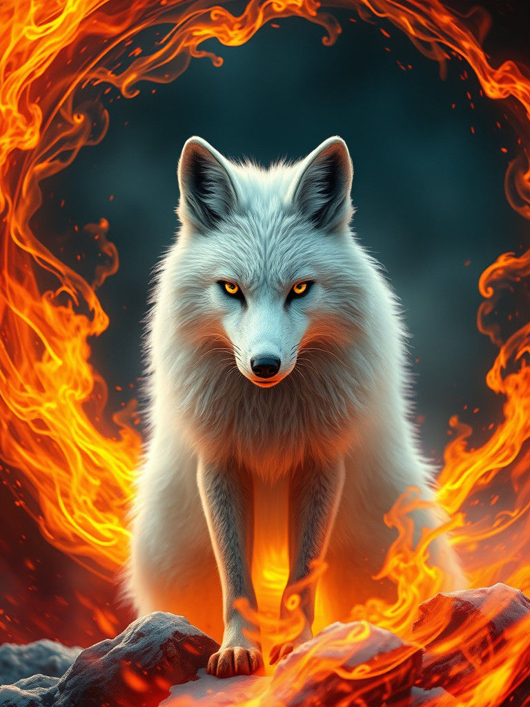 Fox Born of Fire: A Digital Fantasy