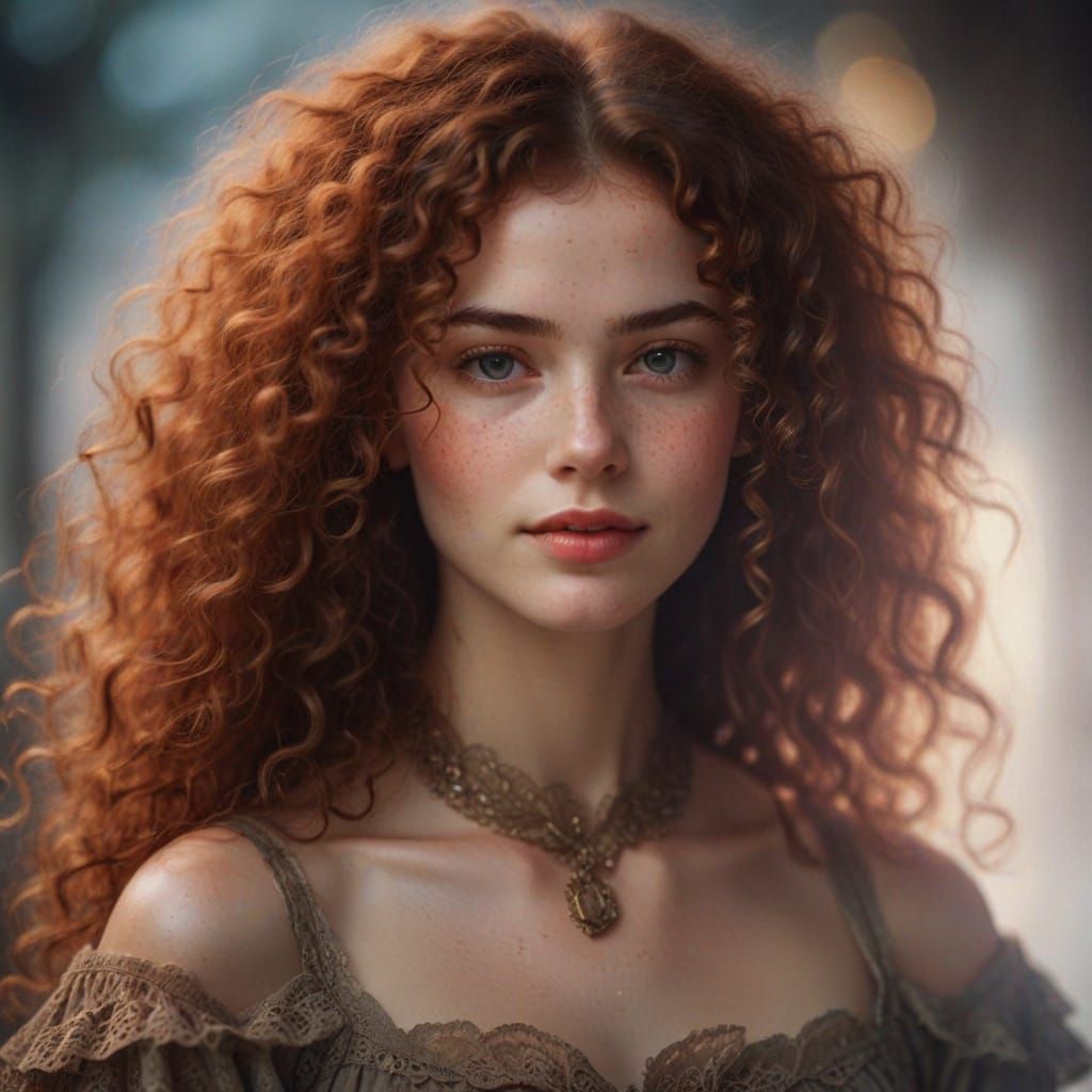 Elegant Woman in Warm, Golden Light