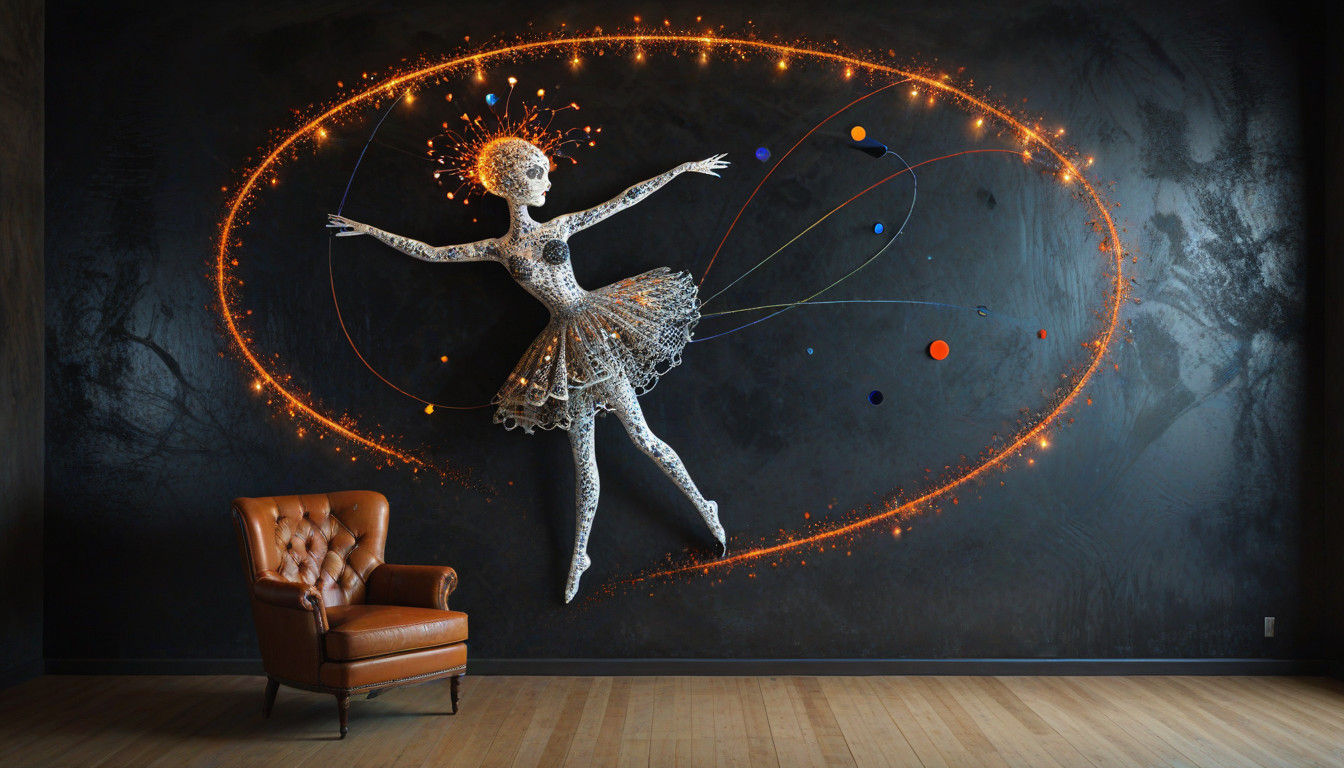 infinite curved space only chromoshadow visible on a wall deep dark shadows   Is a timebomb ticking in your perfect eye?...