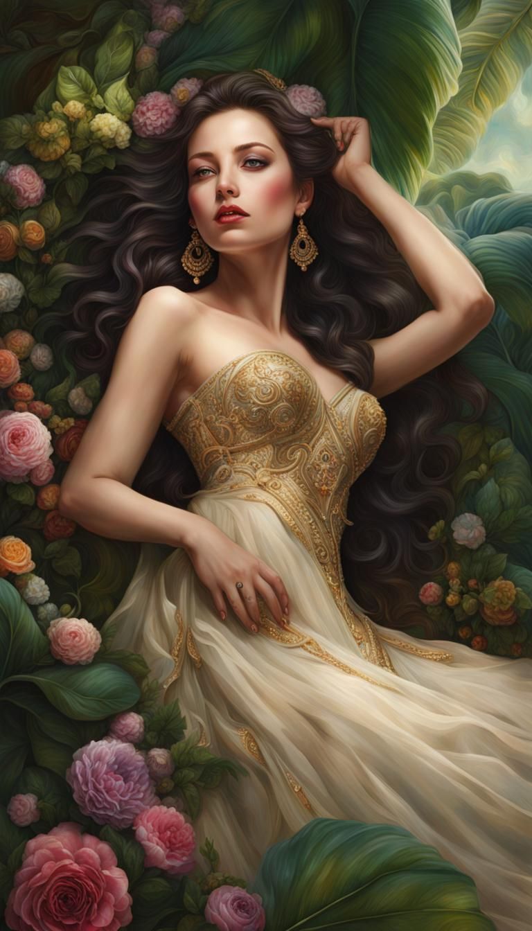 Idyllic Magic Scene in Hyperrealistic Style