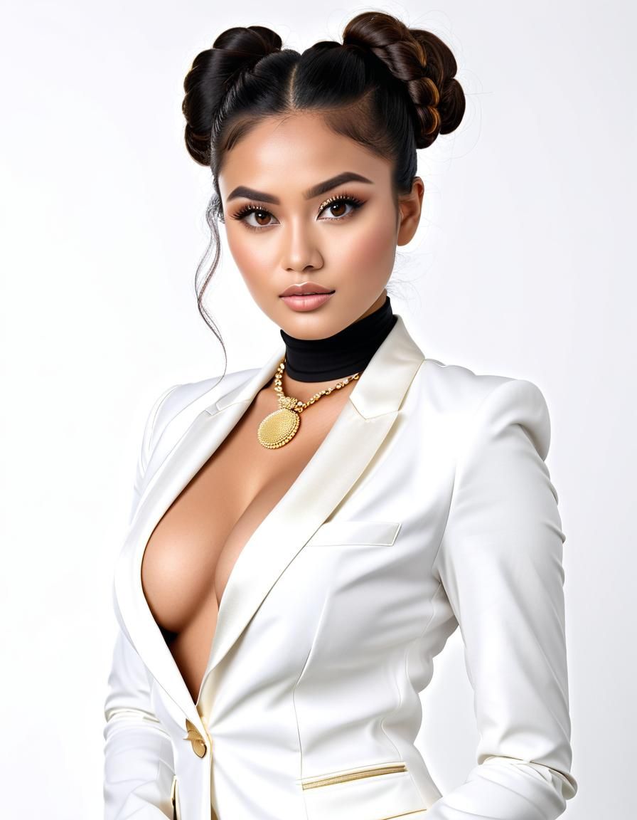 Striking Portrait of a Young Indonesian Woman