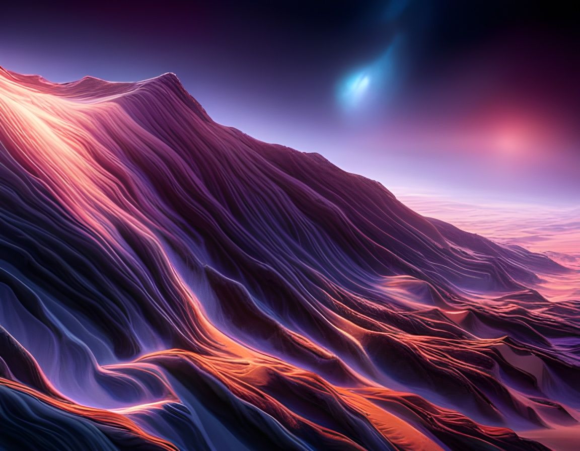 DMT Universe Visualization in Photorealistic Style