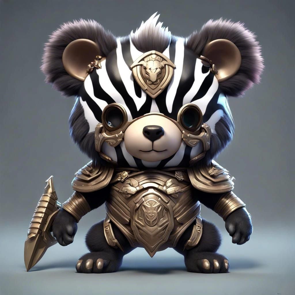 Cute Chimera Warrior